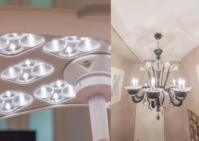 Räumlichkeiten Dermatologie am Friedensengel Beleuchtung