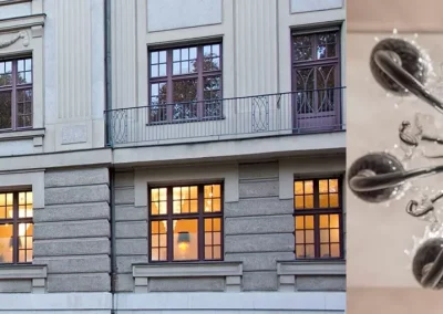 Räumlichkeiten Dermatologie am Friedensengel von Außen